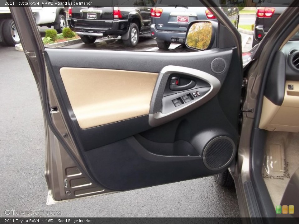 Sand Beige Interior Door Panel for the 2011 Toyota RAV4 I4 4WD #55253527