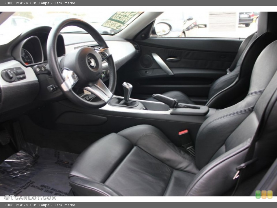 Black Interior Photo for the 2008 BMW Z4 3.0si Coupe #55254340