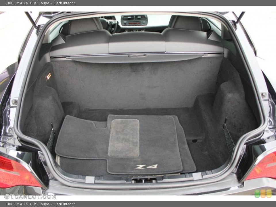 Black Interior Trunk for the 2008 BMW Z4 3.0si Coupe #55254360