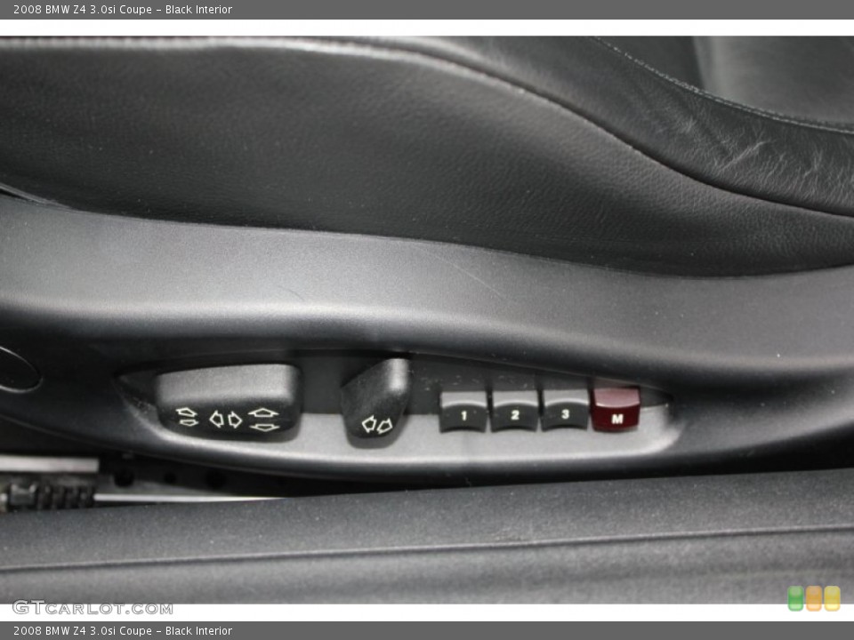 Black Interior Controls for the 2008 BMW Z4 3.0si Coupe #55254387