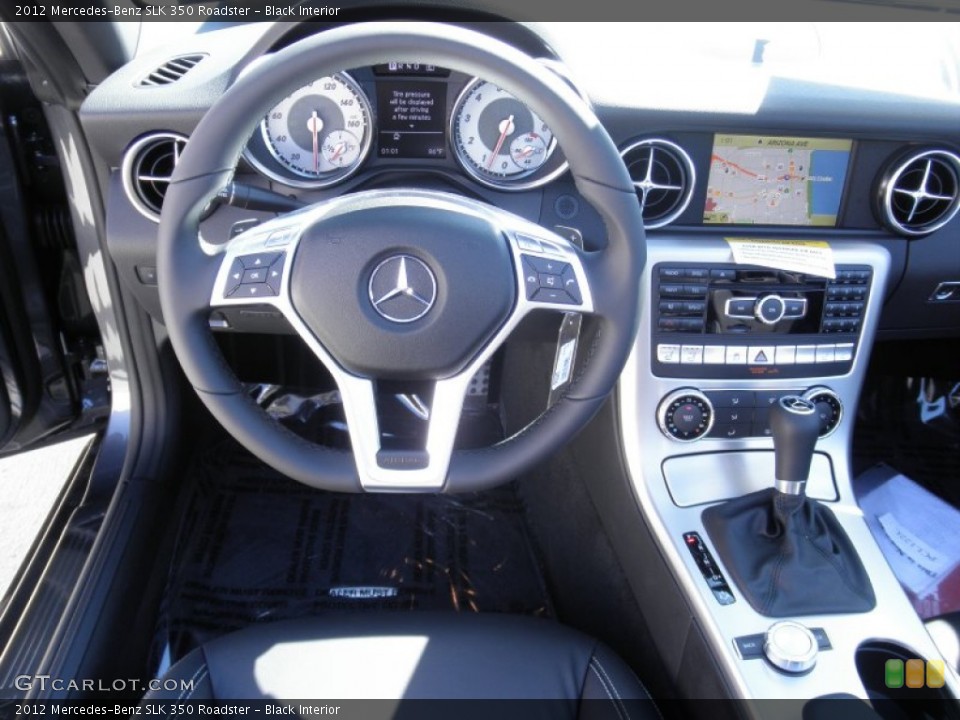 Black Interior Dashboard for the 2012 Mercedes-Benz SLK 350 Roadster #55256155