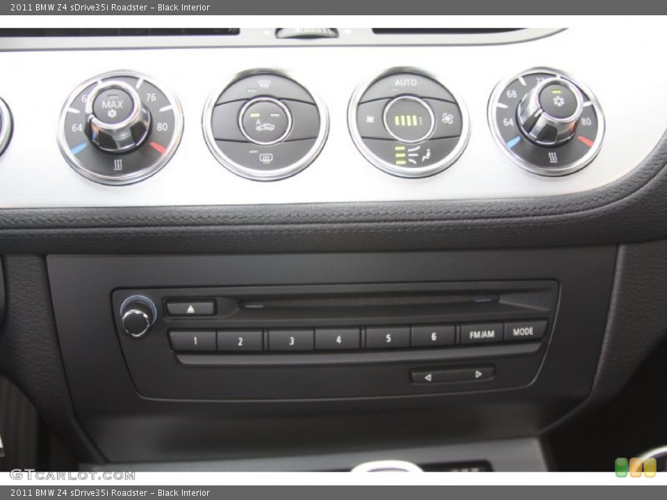 Black Interior Controls for the 2011 BMW Z4 sDrive35i Roadster #55258598