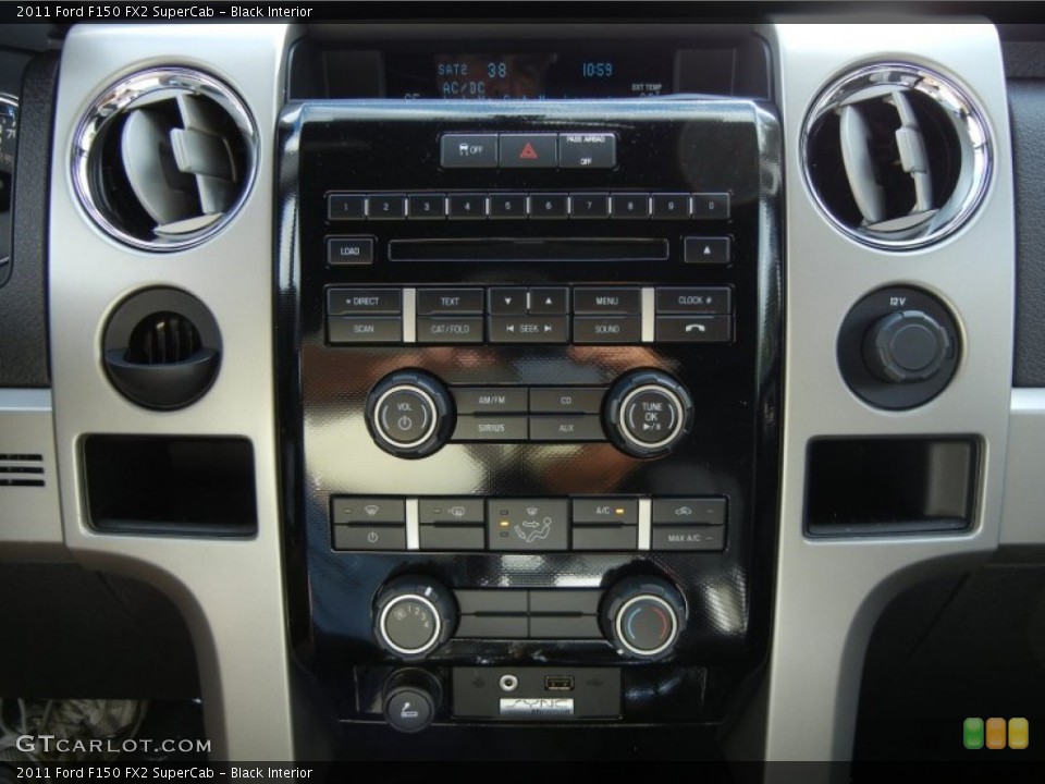 Black Interior Controls for the 2011 Ford F150 FX2 SuperCab #55260510