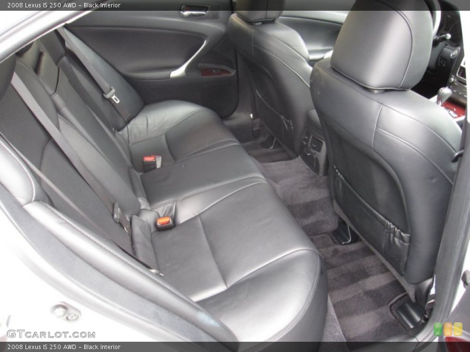 Black Interior Photo for the 2008 Lexus IS 250 AWD #55262437