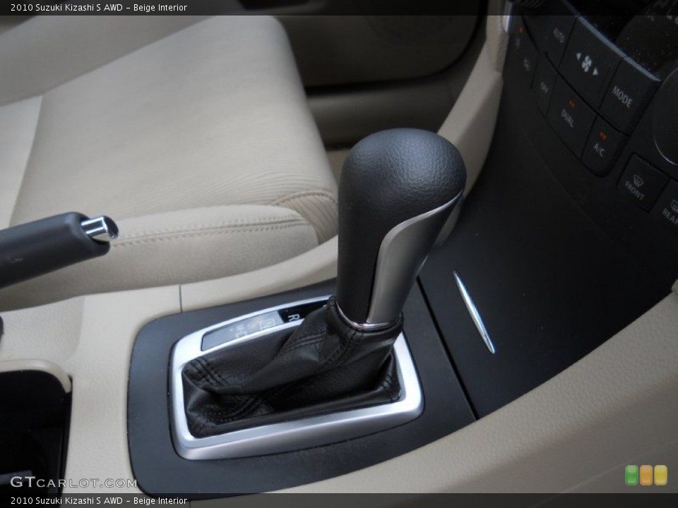 Beige Interior Transmission for the 2010 Suzuki Kizashi S AWD #55262755