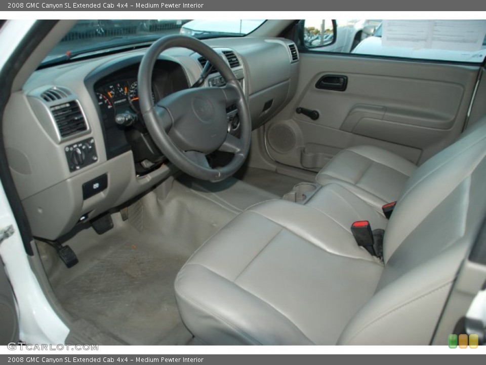 Medium Pewter Interior Photo for the 2008 GMC Canyon SL Extended Cab 4x4 #55264192