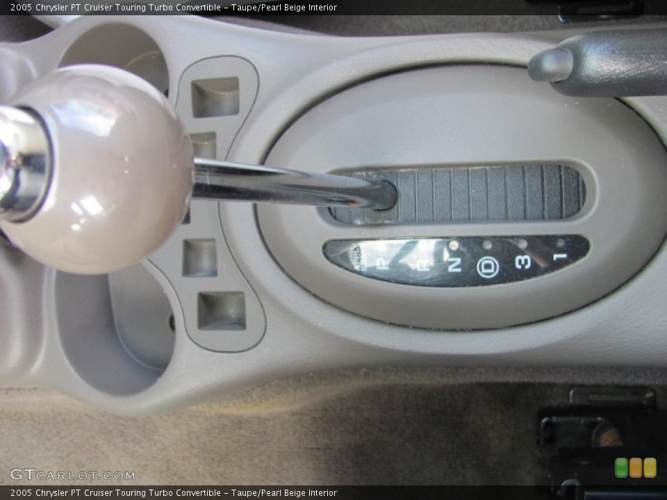 Taupe/Pearl Beige Interior Transmission for the 2005 Chrysler PT Cruiser Touring Turbo Convertible #55265134