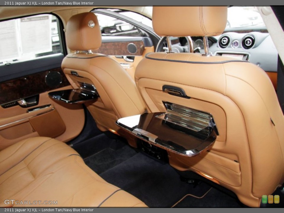 London Tan/Navy Blue Interior Photo for the 2011 Jaguar XJ XJL #55265535