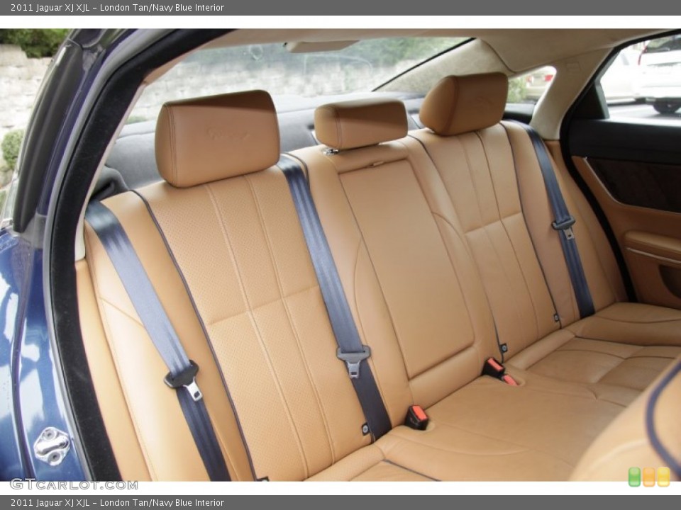 London Tan/Navy Blue Interior Photo for the 2011 Jaguar XJ XJL #55265566