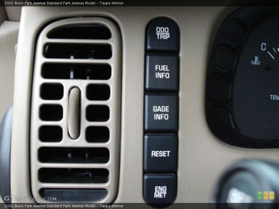 Taupe Interior Controls for the 2002 Buick Park Avenue  #55267222