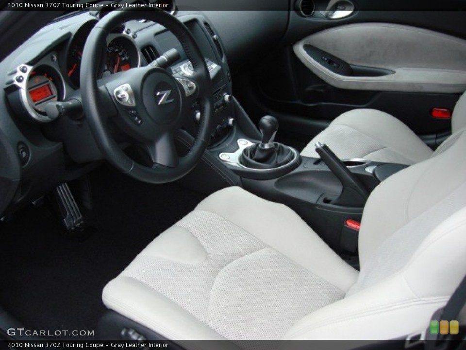 Gray Leather Interior Photo for the 2010 Nissan 370Z Touring Coupe #55267985