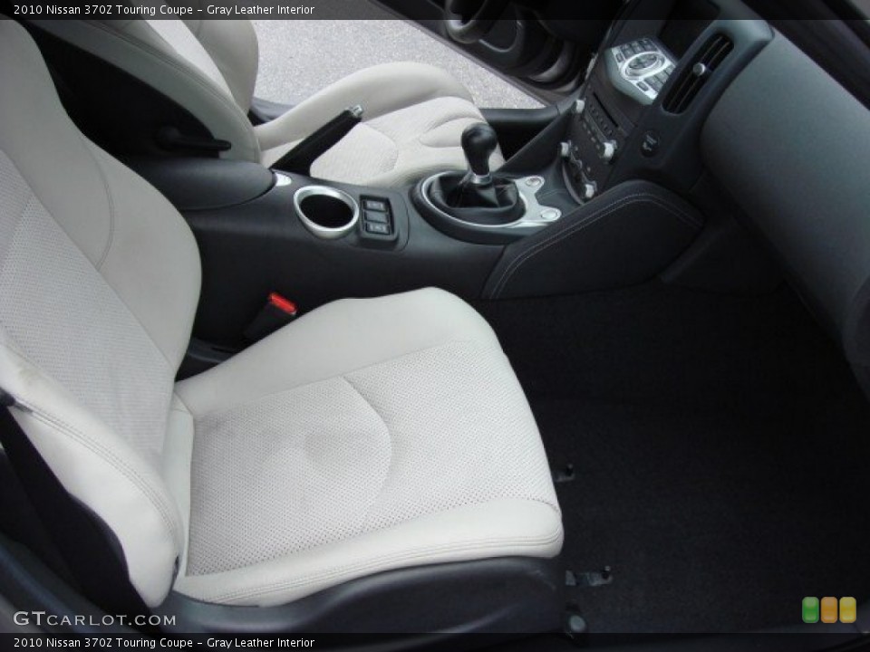 Gray Leather Interior Photo for the 2010 Nissan 370Z Touring Coupe #55267993