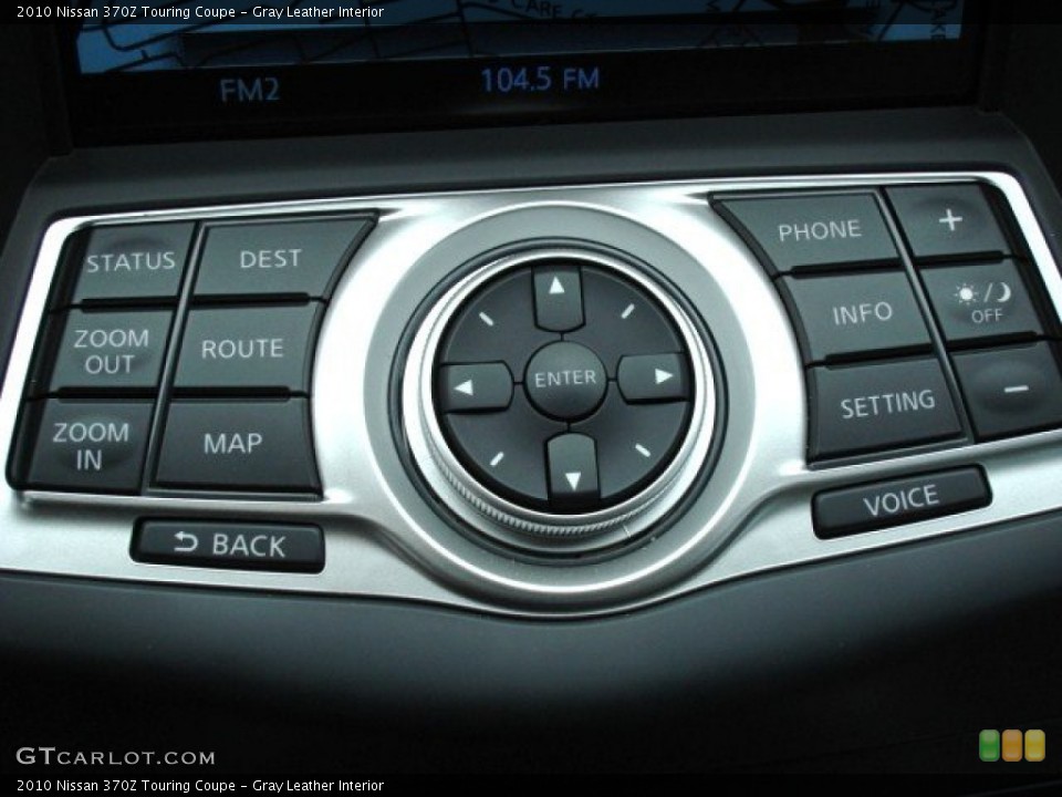 Gray Leather Interior Controls for the 2010 Nissan 370Z Touring Coupe #55268068