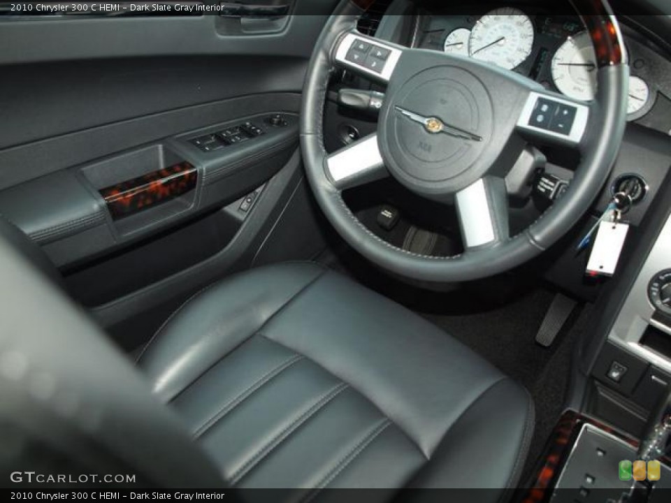Dark Slate Gray Interior Steering Wheel for the 2010 Chrysler 300 C HEMI #55268191