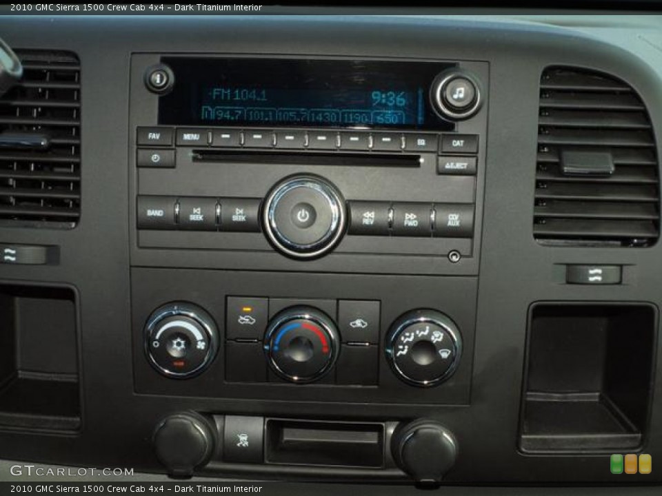Dark Titanium Interior Audio System for the 2010 GMC Sierra 1500 Crew Cab 4x4 #55268337
