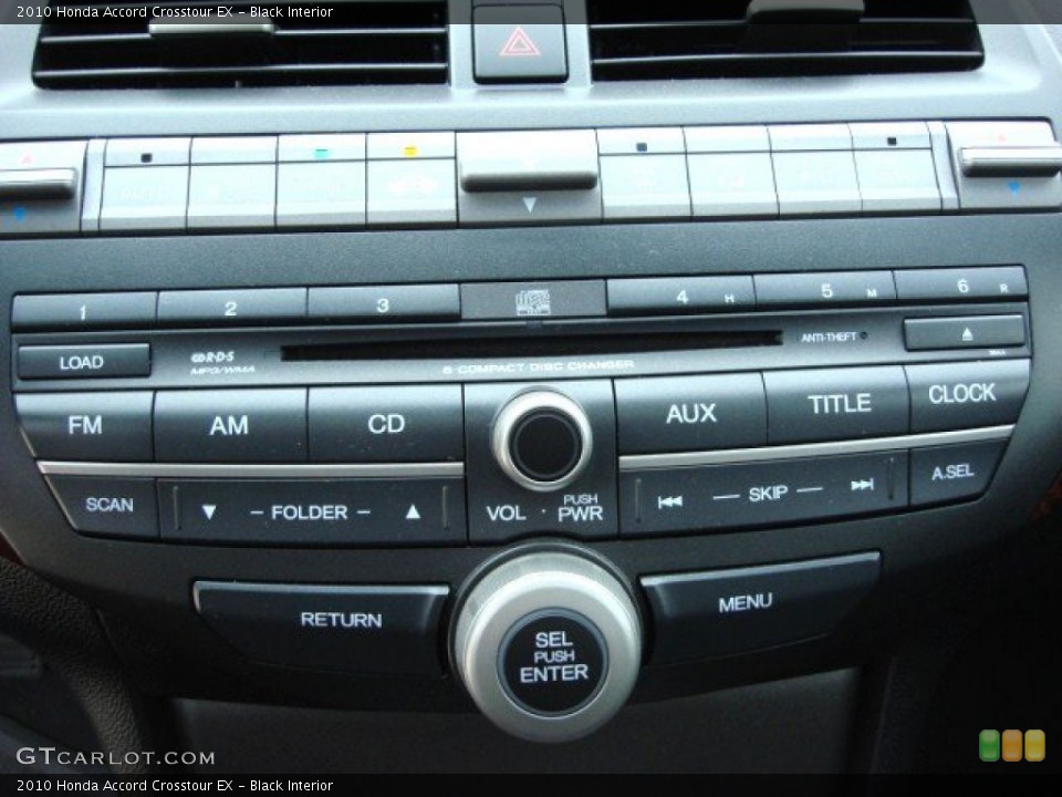 Black Interior Controls for the 2010 Honda Accord Crosstour EX #55269661