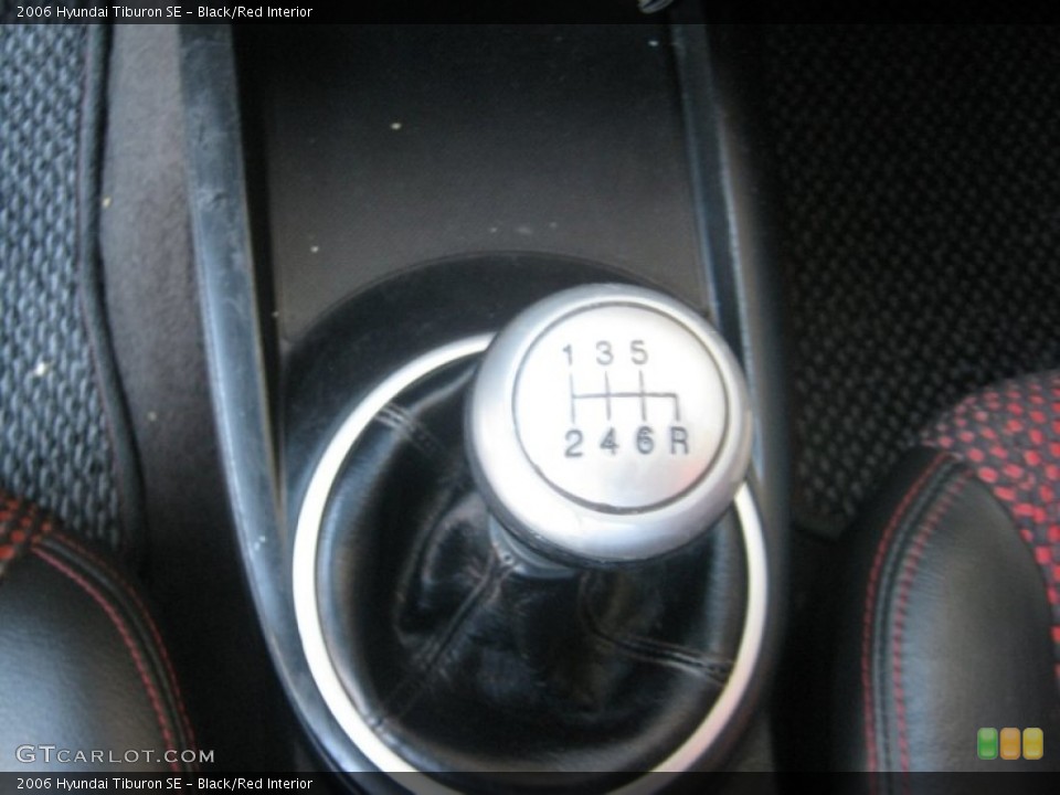 Black/Red Interior Transmission for the 2006 Hyundai Tiburon SE #55270015