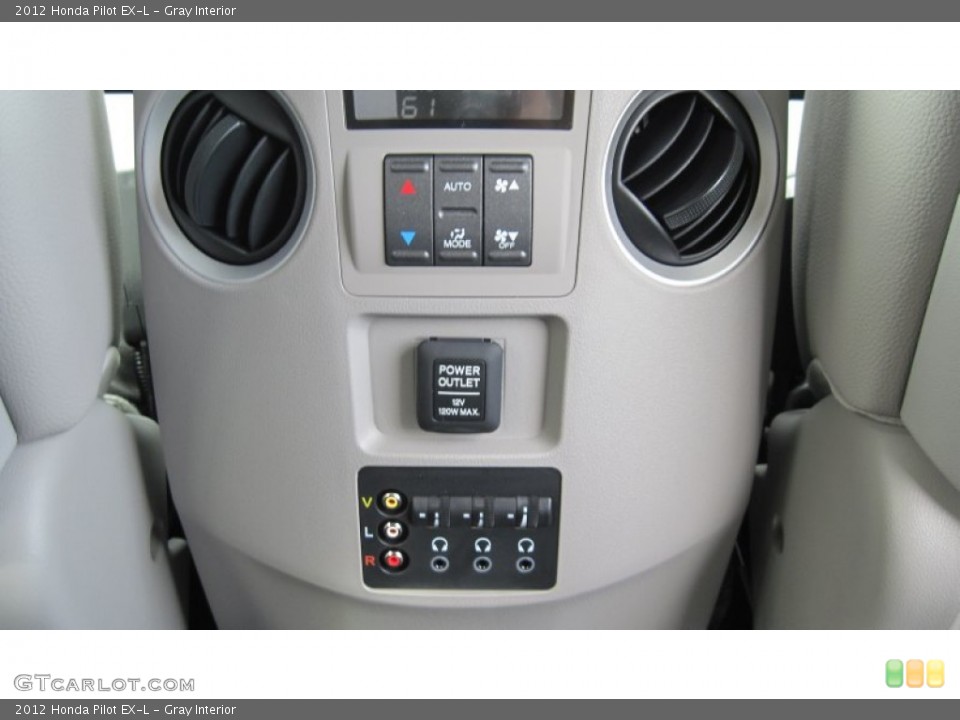 Gray Interior Controls for the 2012 Honda Pilot EX-L #55270549