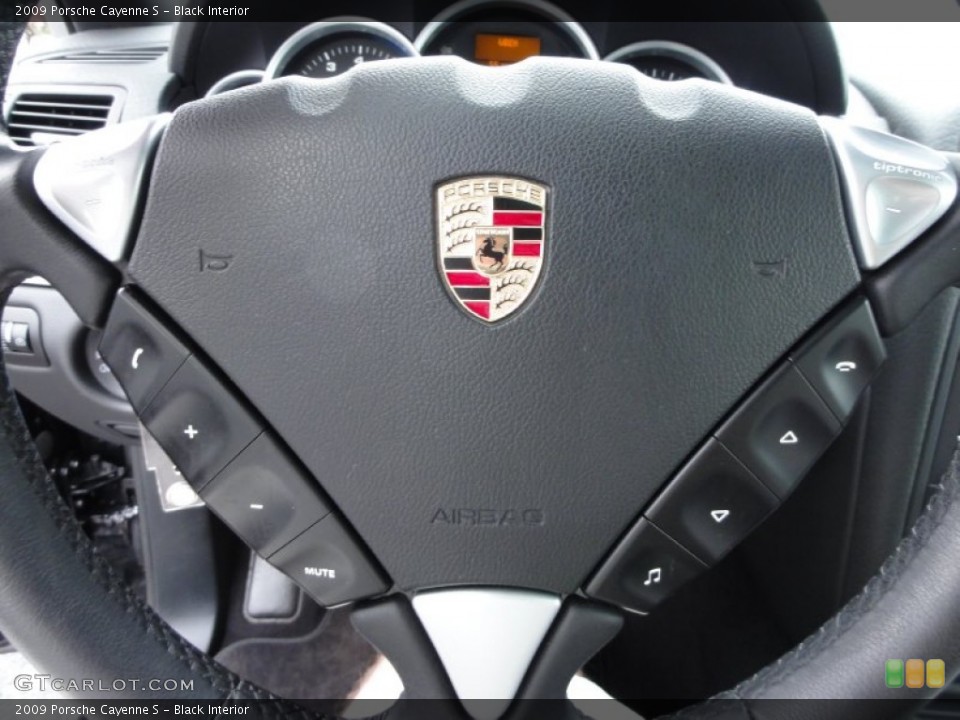 Black Interior Controls for the 2009 Porsche Cayenne S #55271621