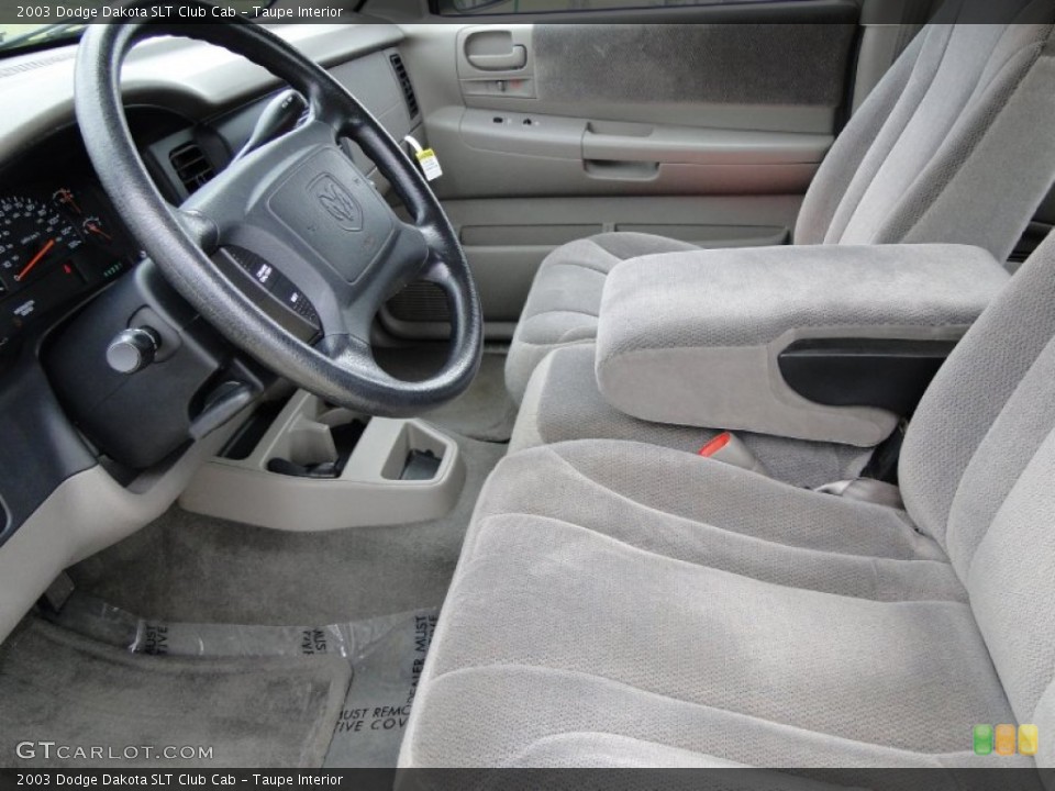 Taupe Interior Photo for the 2003 Dodge Dakota SLT Club Cab #55272227