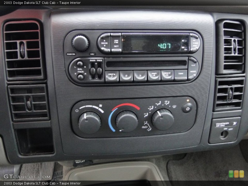 Taupe Interior Audio System for the 2003 Dodge Dakota SLT Club Cab #55272281