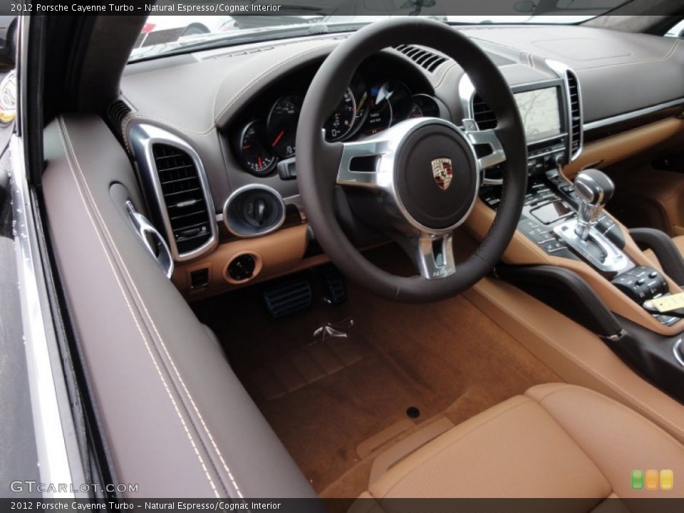 Natural Espresso/Cognac Interior Photo for the 2012 Porsche Cayenne Turbo #55272374