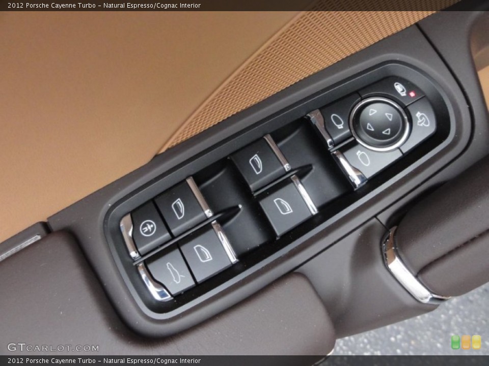 Natural Espresso/Cognac Interior Controls for the 2012 Porsche Cayenne Turbo #55272398