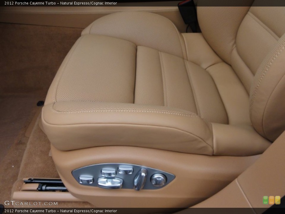 Natural Espresso/Cognac Interior Controls for the 2012 Porsche Cayenne Turbo #55272407