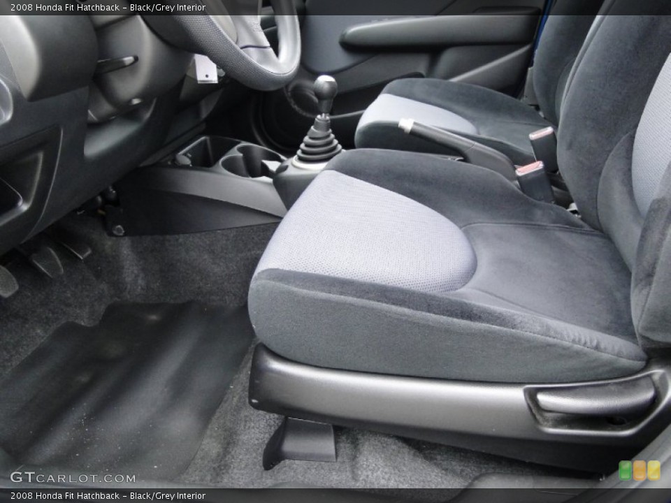 Black/Grey Interior Photo for the 2008 Honda Fit Hatchback #55272524