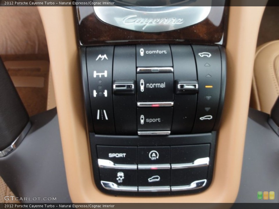 Natural Espresso/Cognac Interior Controls for the 2012 Porsche Cayenne Turbo #55272593