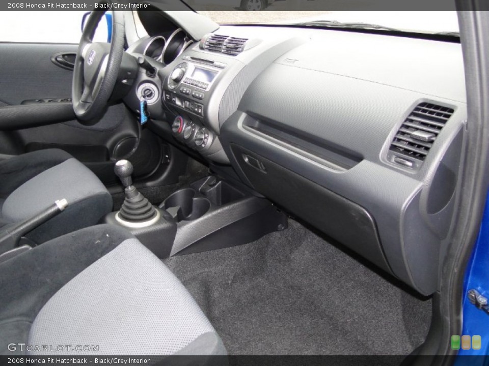 Black/Grey Interior Dashboard for the 2008 Honda Fit Hatchback #55272596