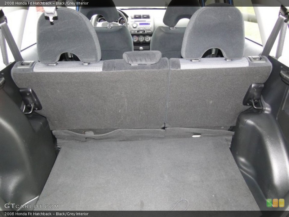 Black/Grey Interior Trunk for the 2008 Honda Fit Hatchback #55272653