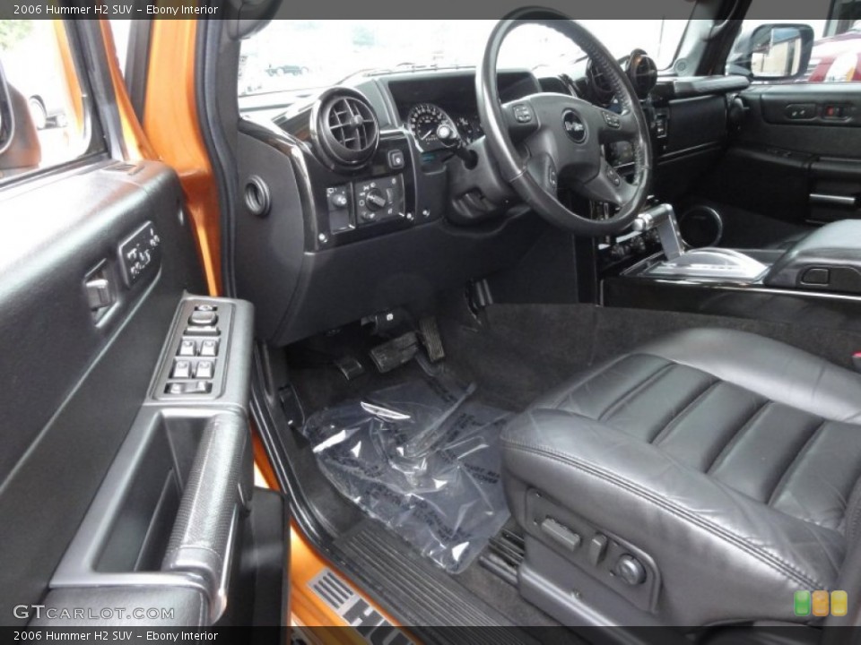 Ebony Interior Photo for the 2006 Hummer H2 SUV #55272749