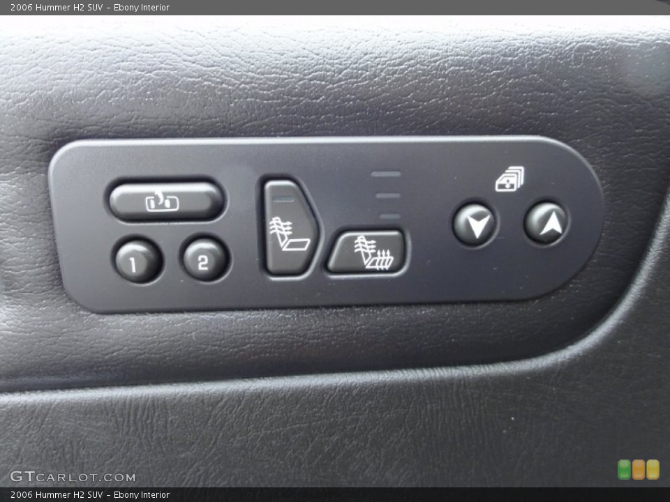 Ebony Interior Controls for the 2006 Hummer H2 SUV #55272767