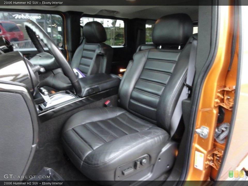 Ebony Interior Photo for the 2006 Hummer H2 SUV #55272794