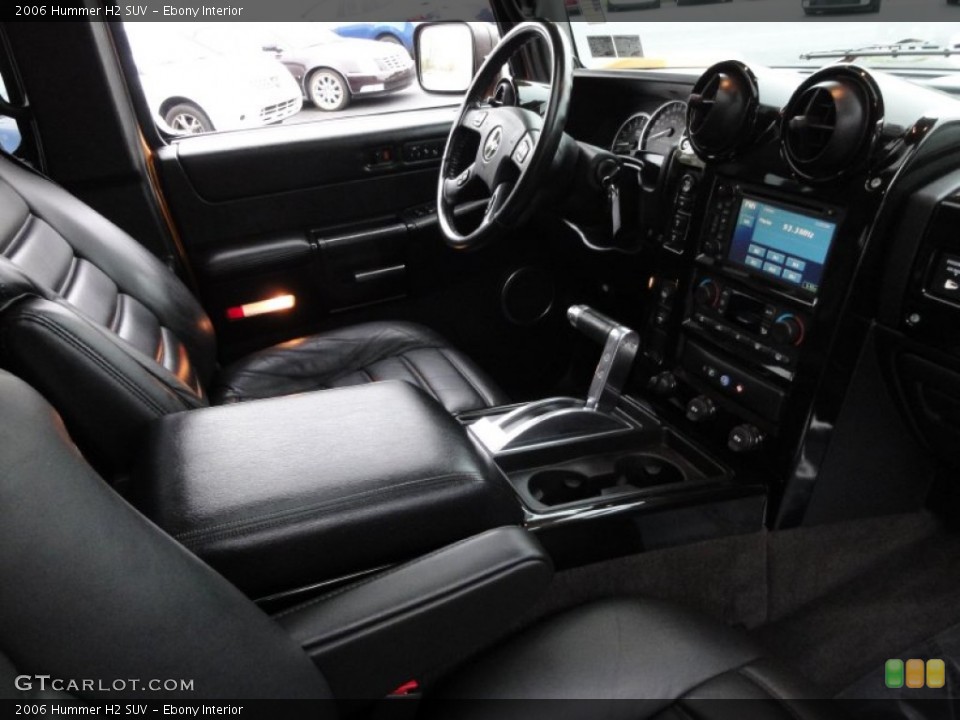 Ebony Interior Photo for the 2006 Hummer H2 SUV #55272809
