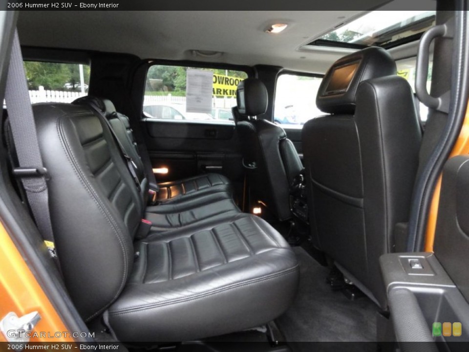 Ebony Interior Photo for the 2006 Hummer H2 SUV #55272845