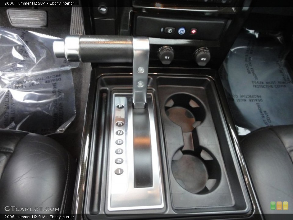 Ebony Interior Transmission for the 2006 Hummer H2 SUV #55272944