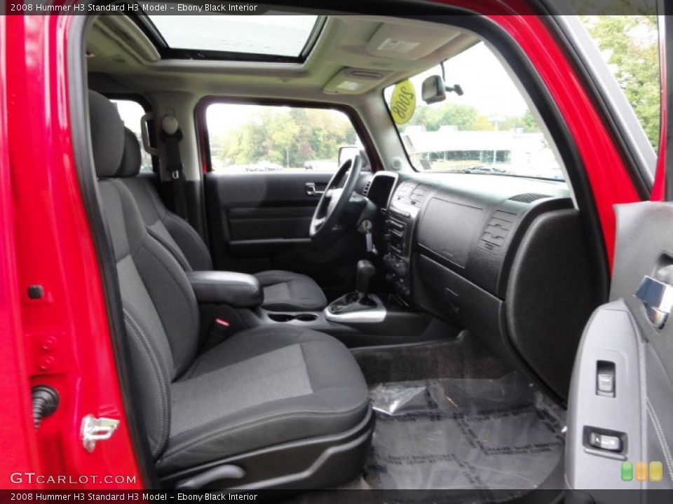 Ebony Black Interior Photo for the 2008 Hummer H3  #55273169