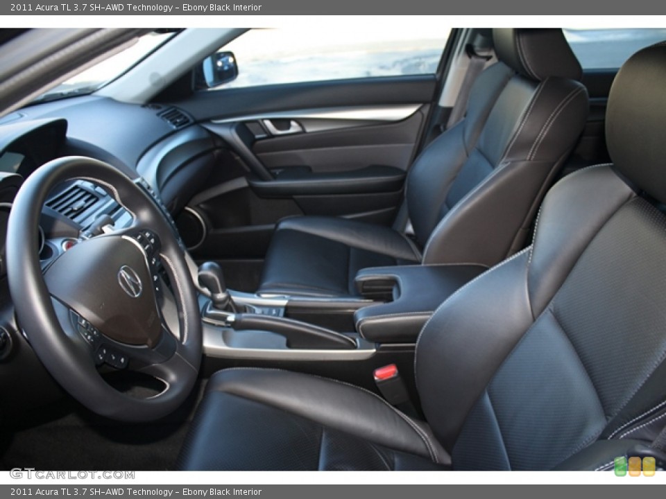 Ebony Black Interior Photo for the 2011 Acura TL 3.7 SH-AWD Technology #55274406