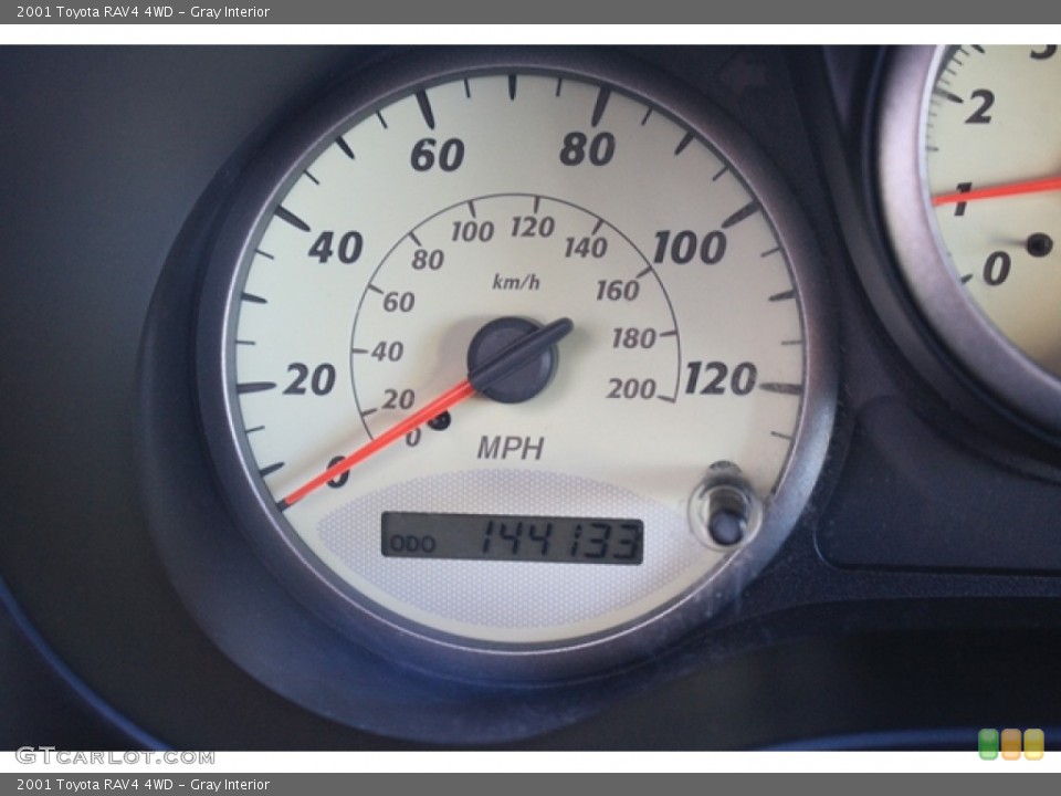 Gray Interior Gauges for the 2001 Toyota RAV4 4WD #55276748