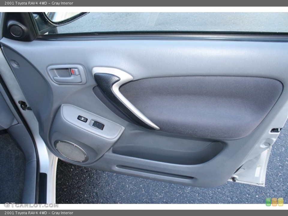 Gray Interior Door Panel for the 2001 Toyota RAV4 4WD #55276820