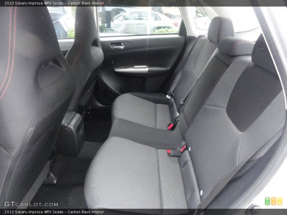Carbon Black Interior Photo for the 2010 Subaru Impreza WRX Sedan #55277981
