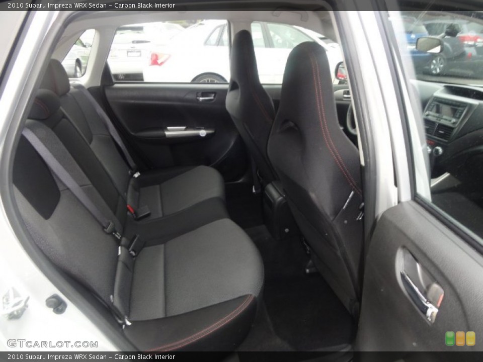 Carbon Black Interior Photo for the 2010 Subaru Impreza WRX Sedan #55277999