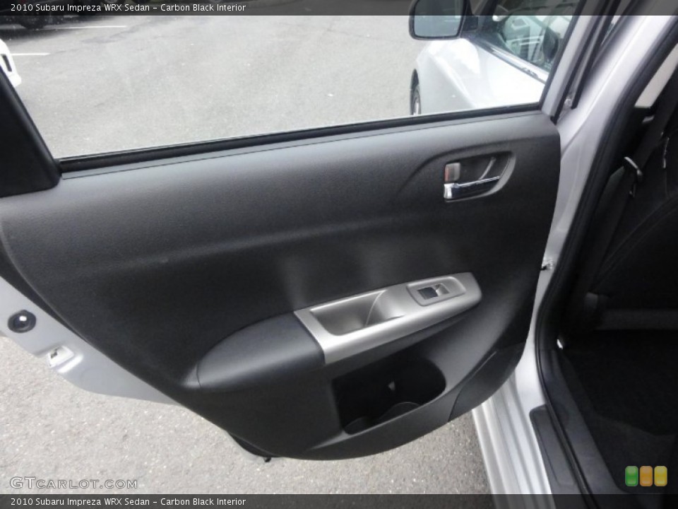 Carbon Black Interior Door Panel for the 2010 Subaru Impreza WRX Sedan #55278026