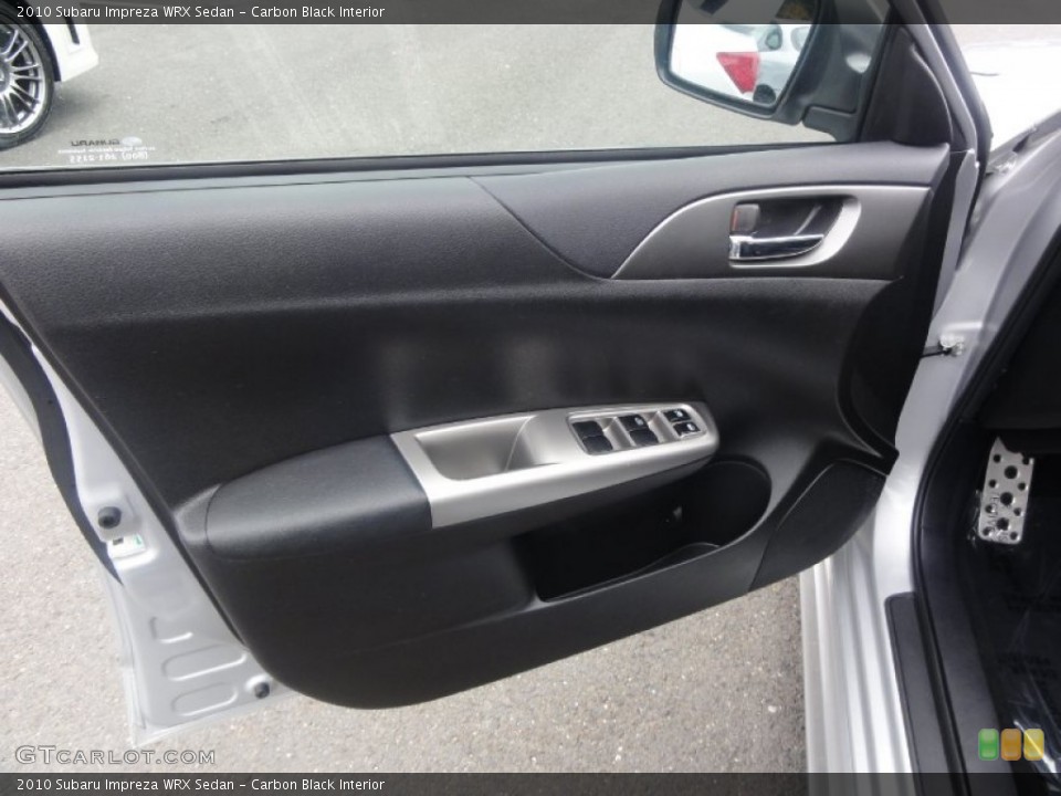 Carbon Black Interior Door Panel for the 2010 Subaru Impreza WRX Sedan #55278035
