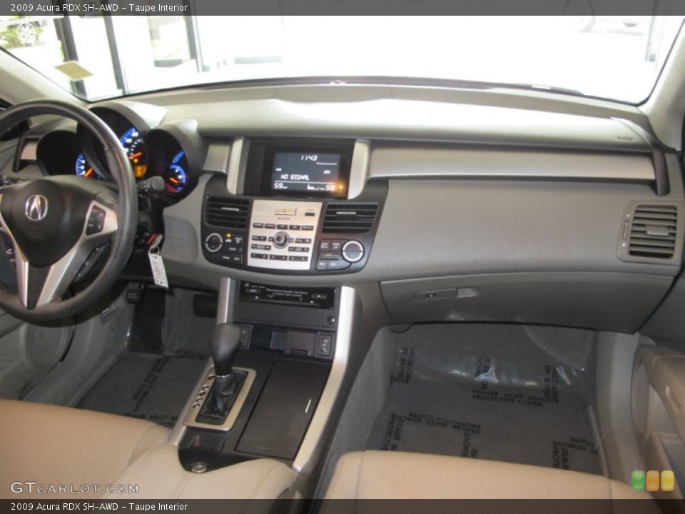 Taupe Interior Dashboard for the 2009 Acura RDX SH-AWD #55278137