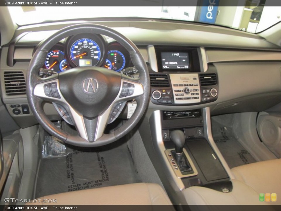 Taupe Interior Dashboard for the 2009 Acura RDX SH-AWD #55278173