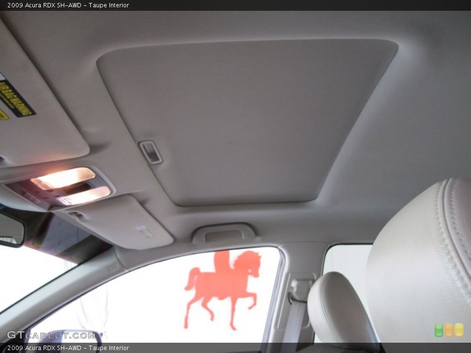 Taupe Interior Sunroof for the 2009 Acura RDX SH-AWD #55278194