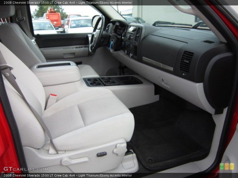 Light Titanium/Ebony Accents Interior Photo for the 2008 Chevrolet Silverado 1500 LT Crew Cab 4x4 #55278527